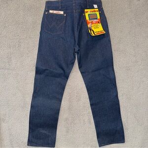 Vintage Wrangler 13MWZ Jeans 36x33 Original Fit Rigid Denim Made in USA NWT